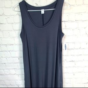 Old Navy grey maxi dress size small Tall